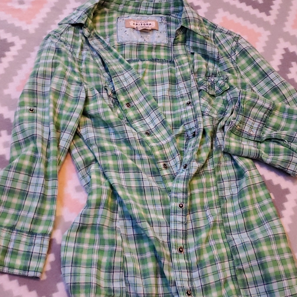 Arizona green plaid